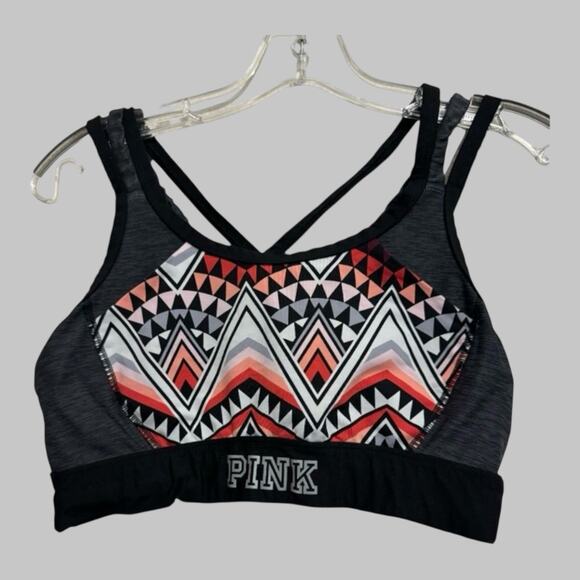 PINK Victoria's Secret Other - PINK Victoria Secrets Tribal Aztec Athleisure Geometric Ultimate Sports Bra M